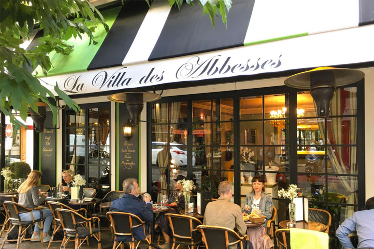 restaurant la villa des abbesses